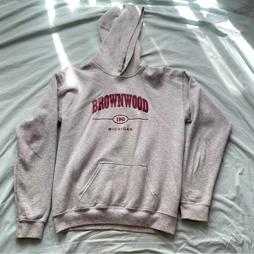 Brownwood Acre Farms grey hoodie